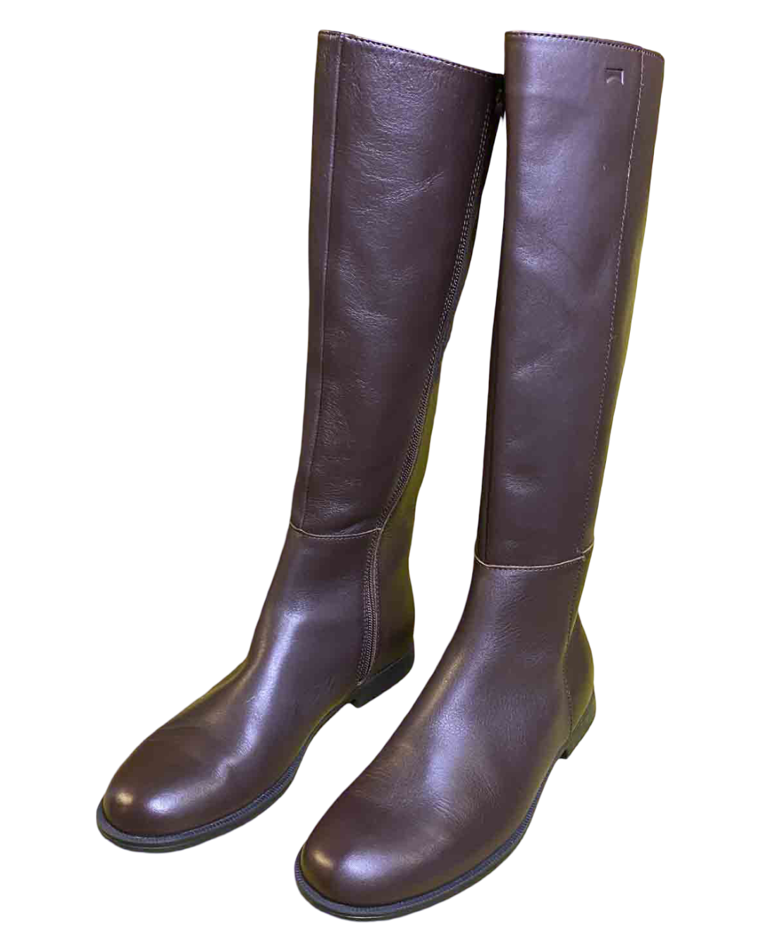 Size 39 | Camper Brown Leather Mil 1913 Knee High Riding Boots NWT