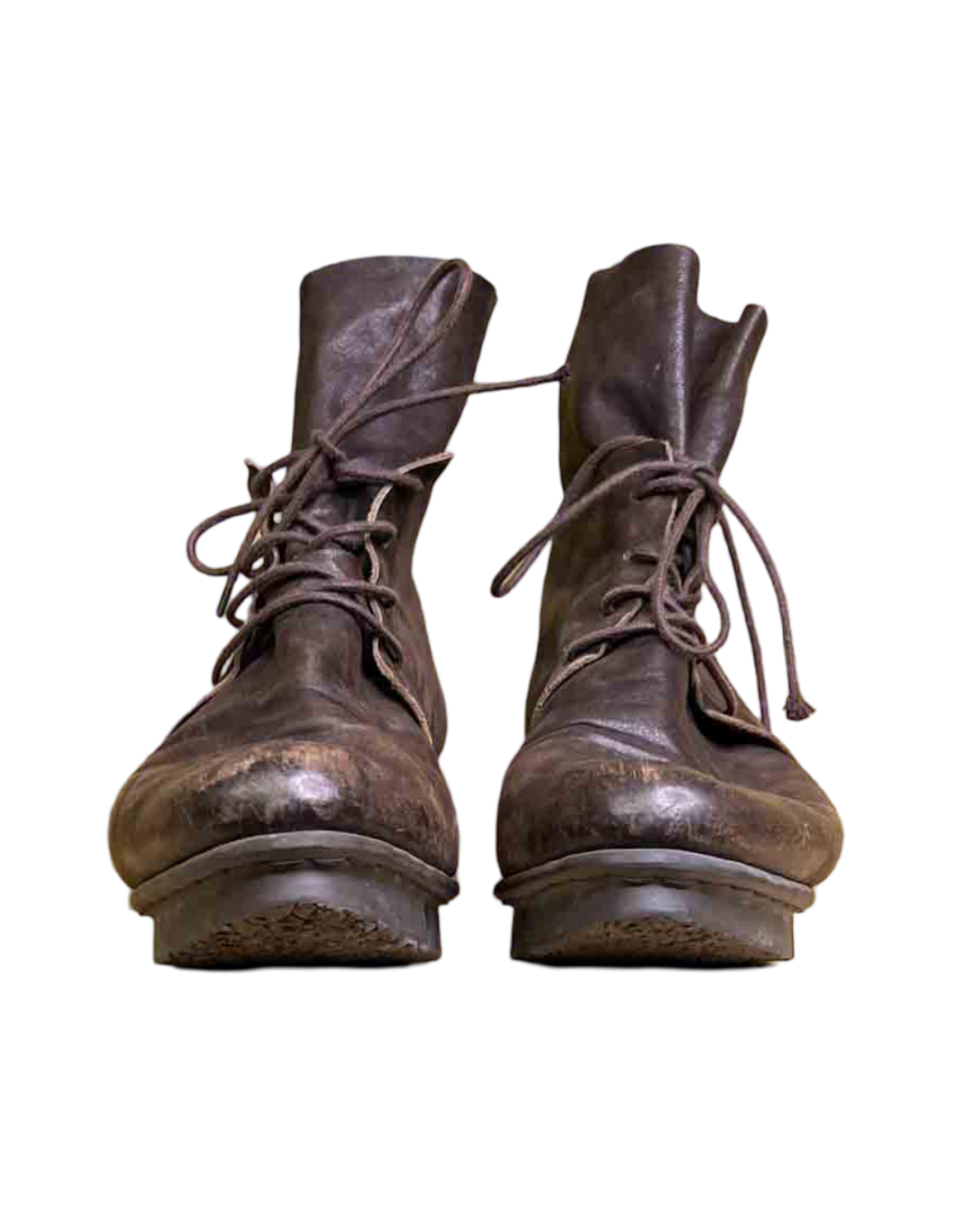 Size 39 | Trippen Brown Leather Wedge Boots