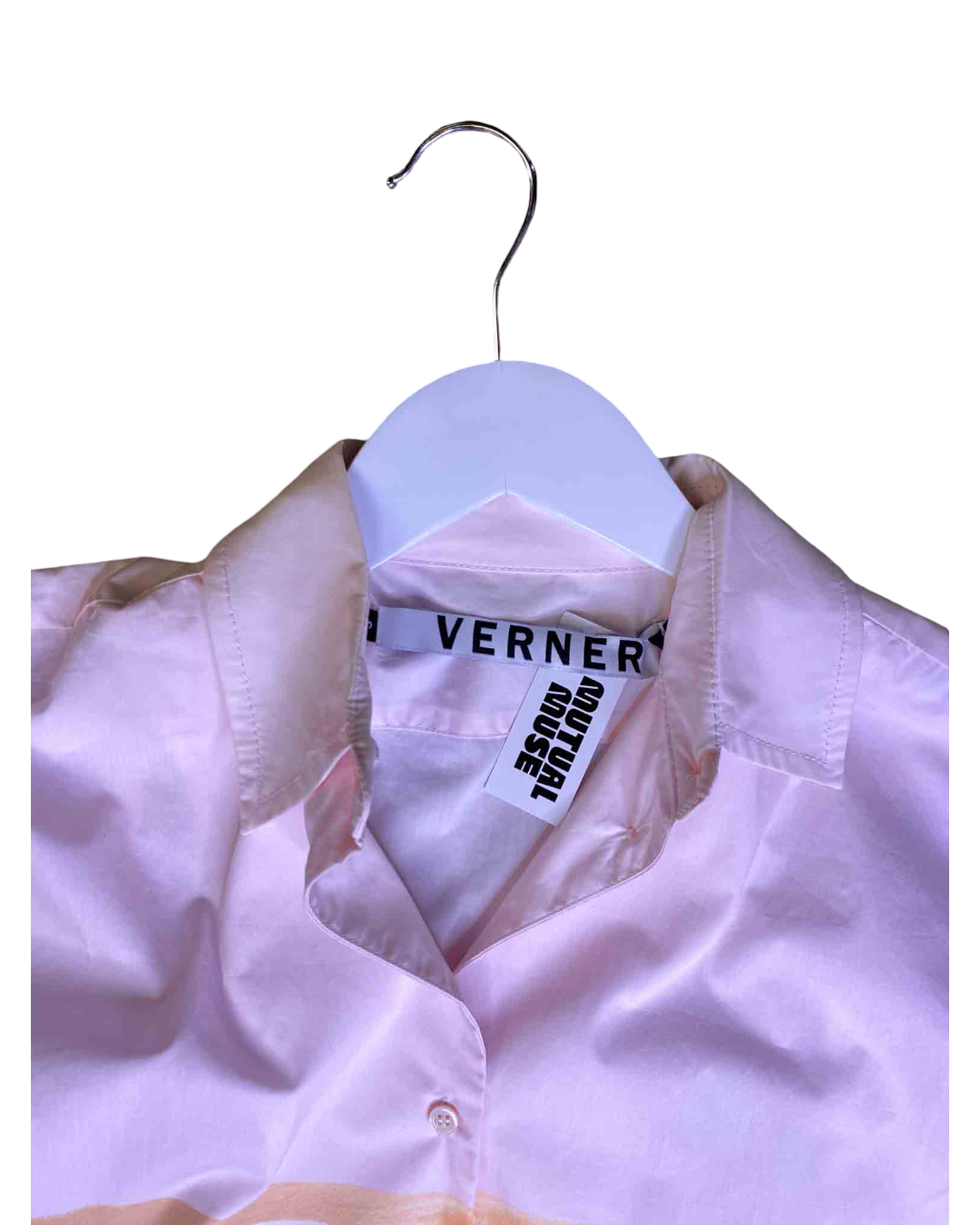 Size M | Verner Pink Joint Venture Oversized Shirt