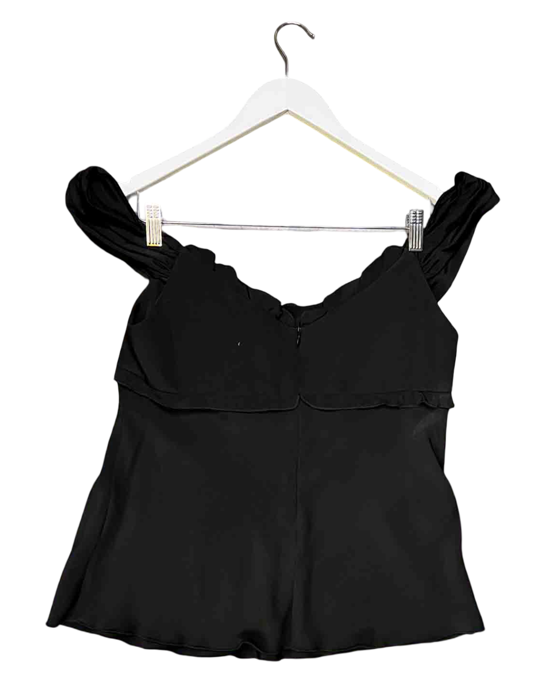 Size 12 (L) | Marle Black Silk Celano Top