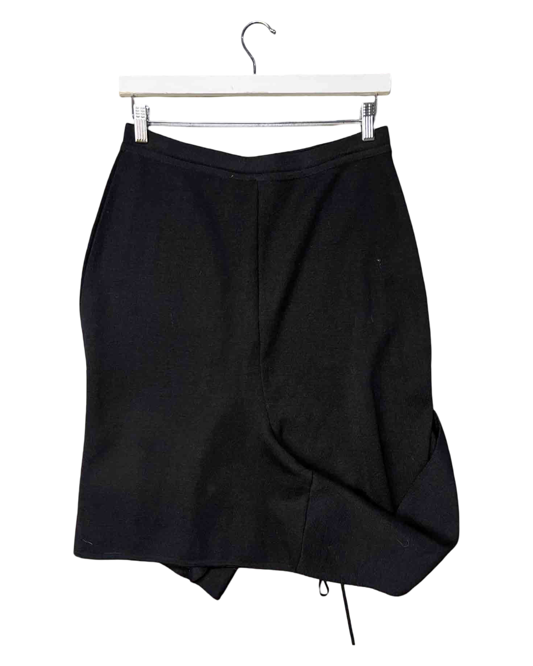 Size 4 (L) | MM Sohn Gathered Wool Midi Skirt NWT