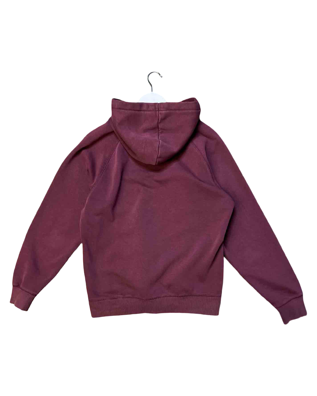 Size M | Carhartt Maroon Cotton Blend Hooded Jumper