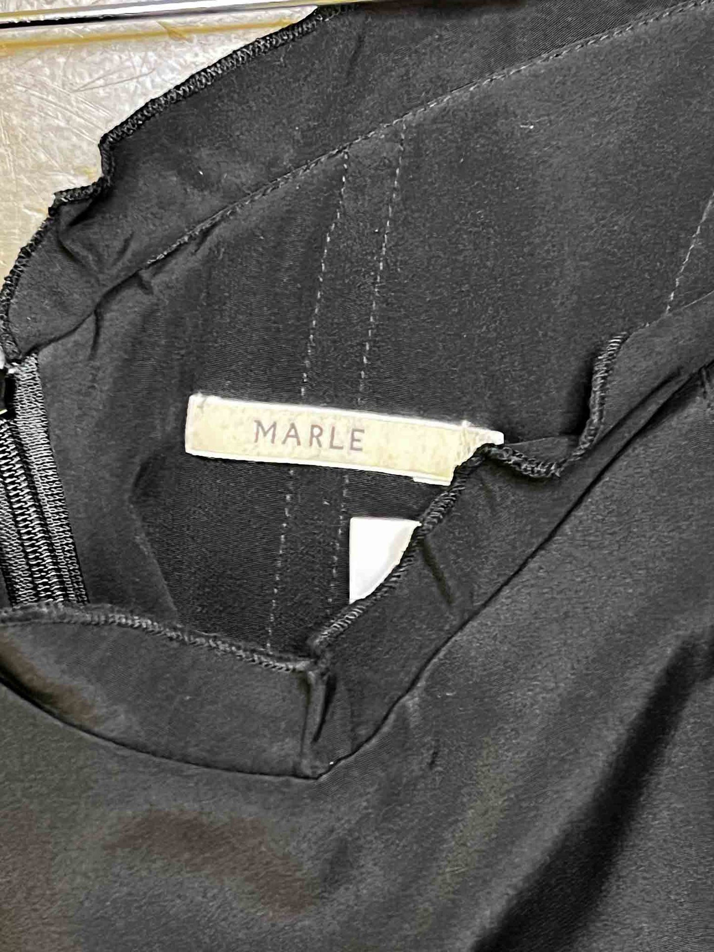 Size 12 (L) | Marle Black Silk Celano Top