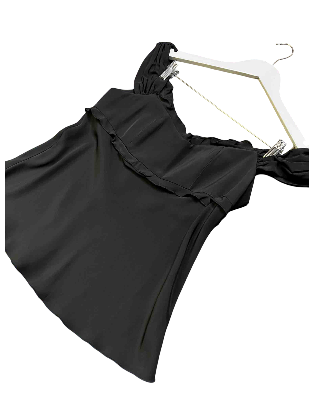 Size 12 (L) | Marle Black Silk Celano Top