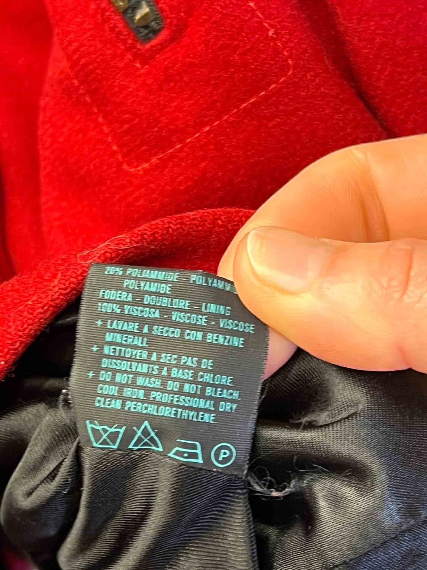 Size 42 (M) | Jean Paul Gaultier Junior Red Wool Jacket
