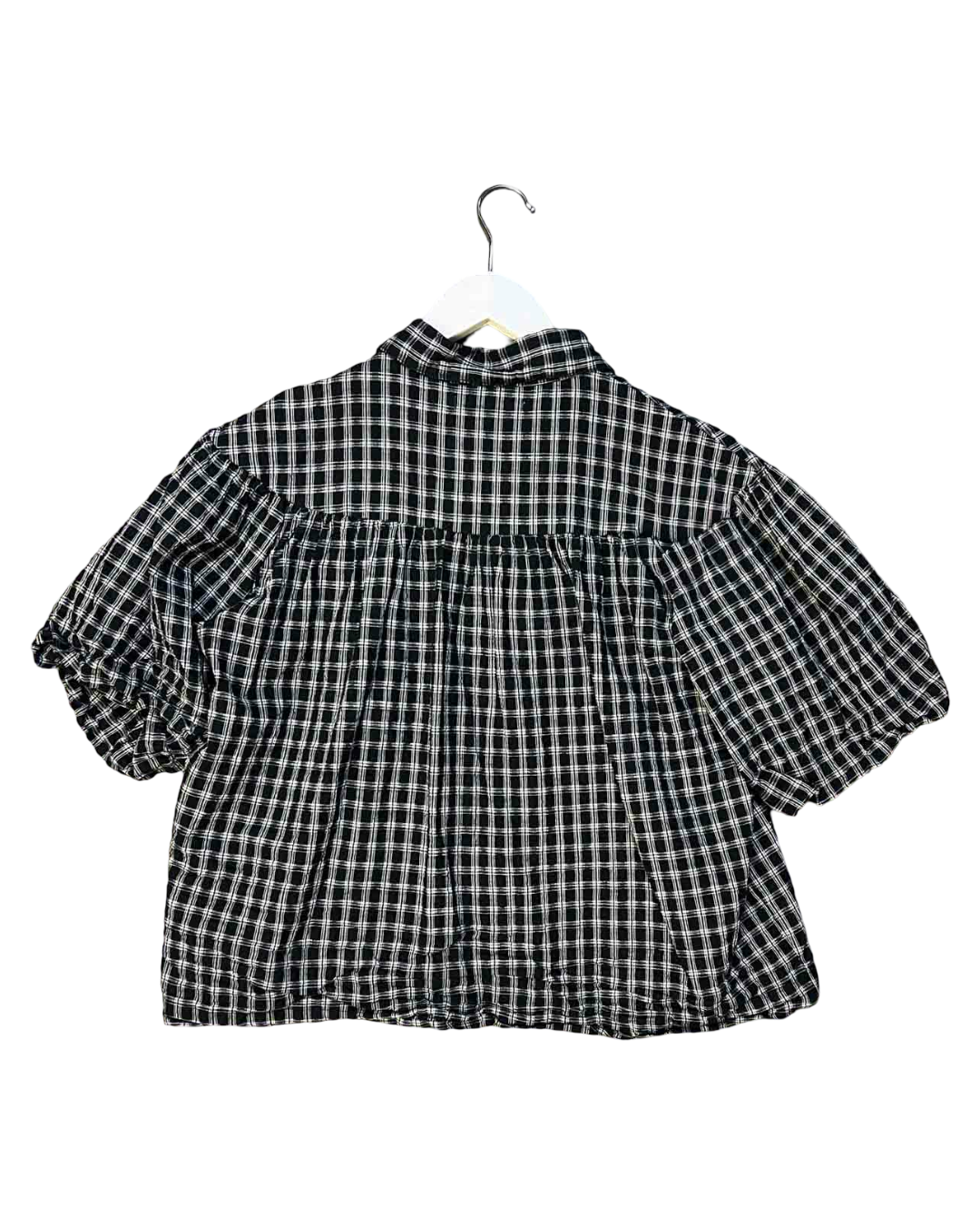 Size 10 (M) | Handsom Seersucker Cotton Check Shirt