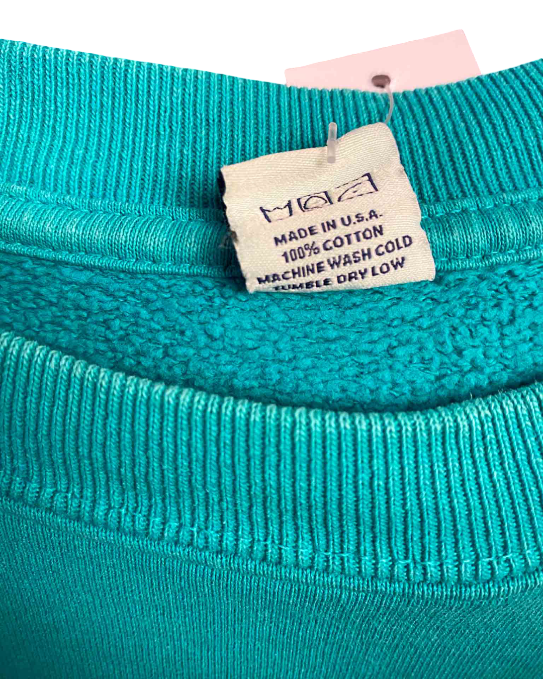Size M | Sporty & Rich Teal Crewneck Jumper