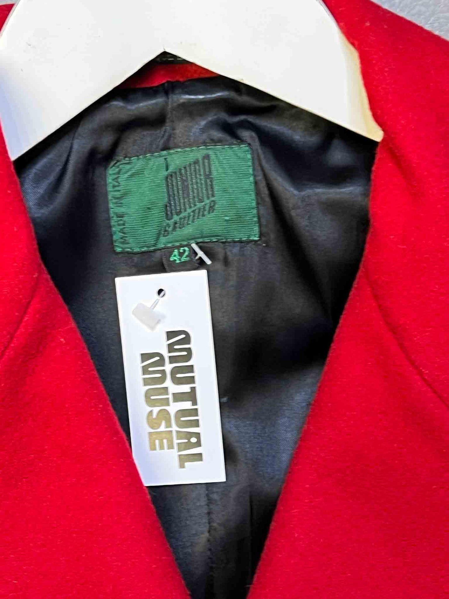 Size 42 (M) | Jean Paul Gaultier Junior Red Wool Jacket