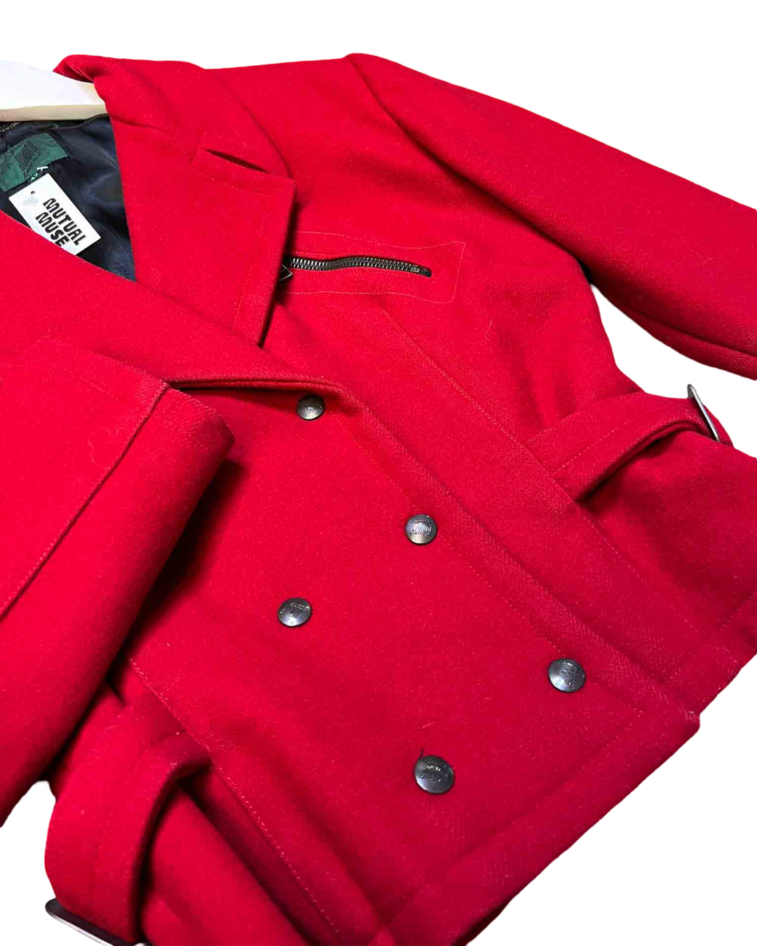 Size 42 (M) | Jean Paul Gaultier Junior Red Wool Jacket