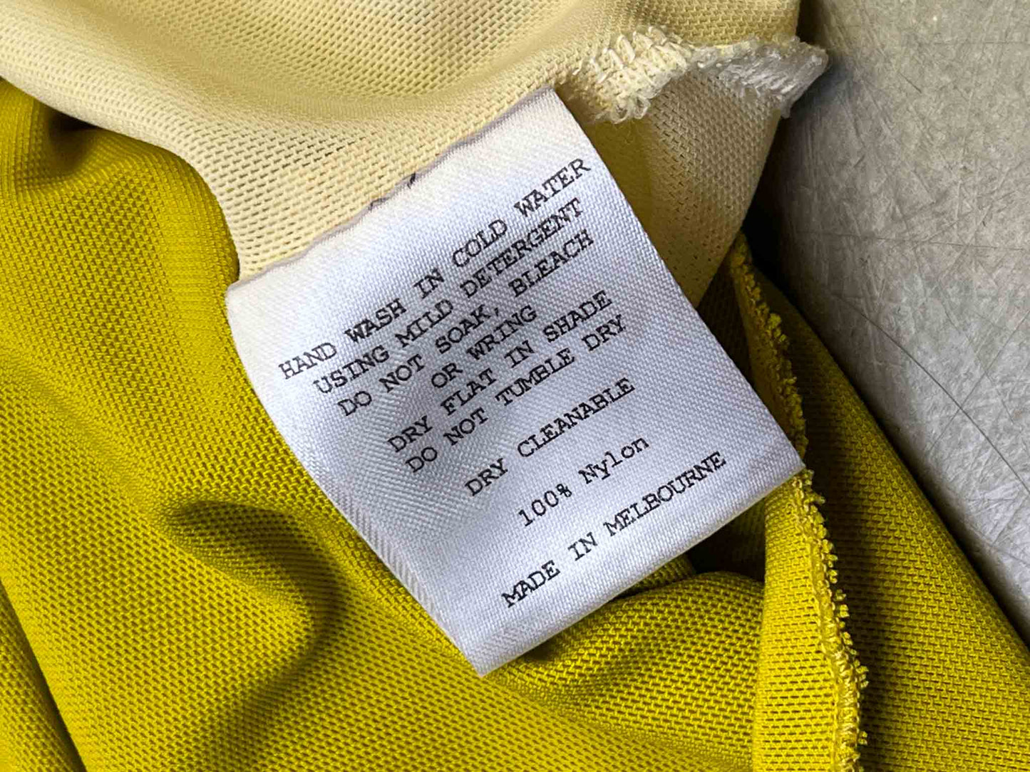 Size XS | Muse the Label Chartreuse/Snow Cut-Out Top