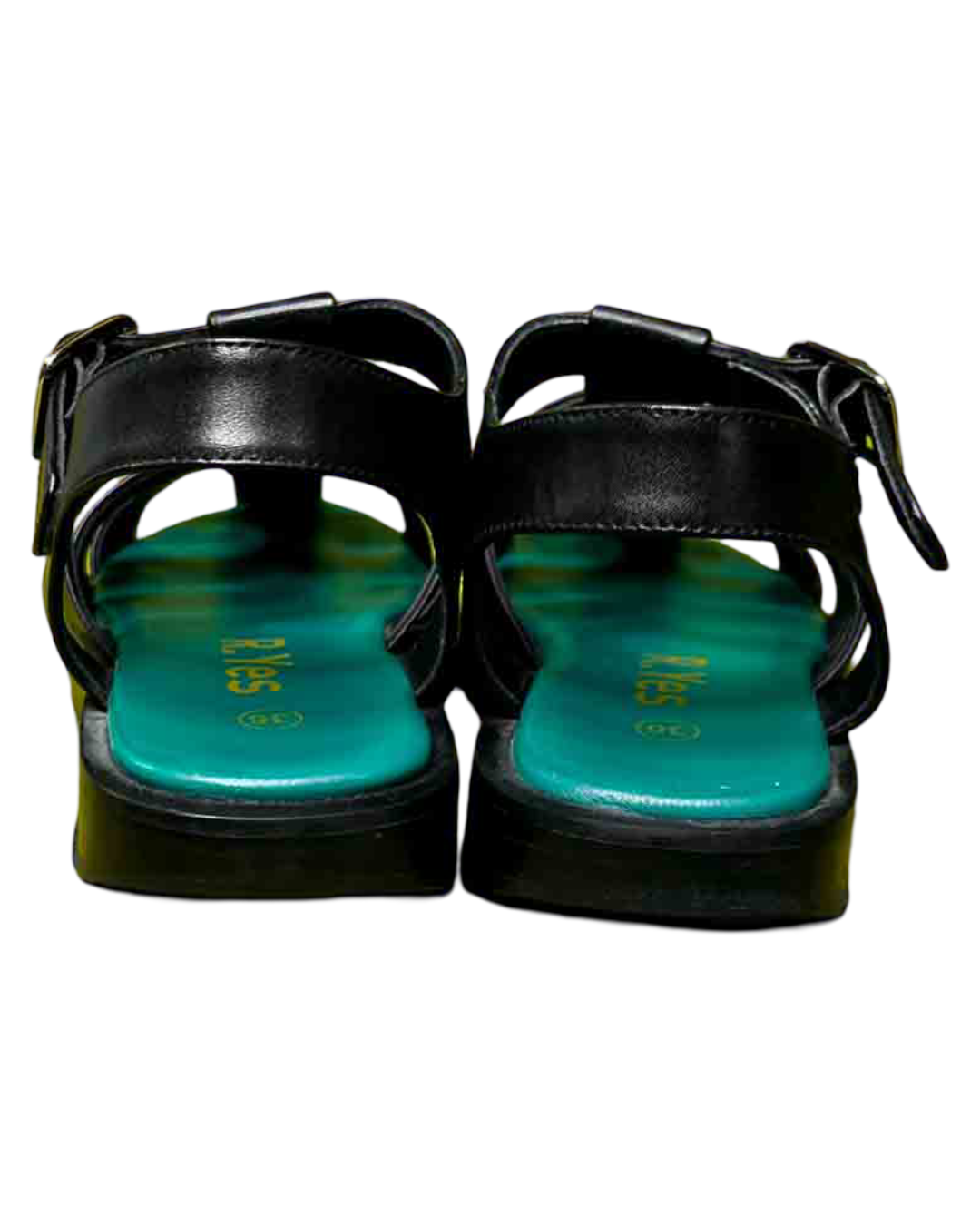 Size 36 | Radical Yes Black Leather Fisherman Sandal