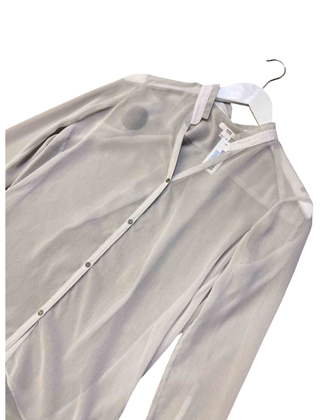 Size XS | Helmut Lang Sheer Silk Shirt