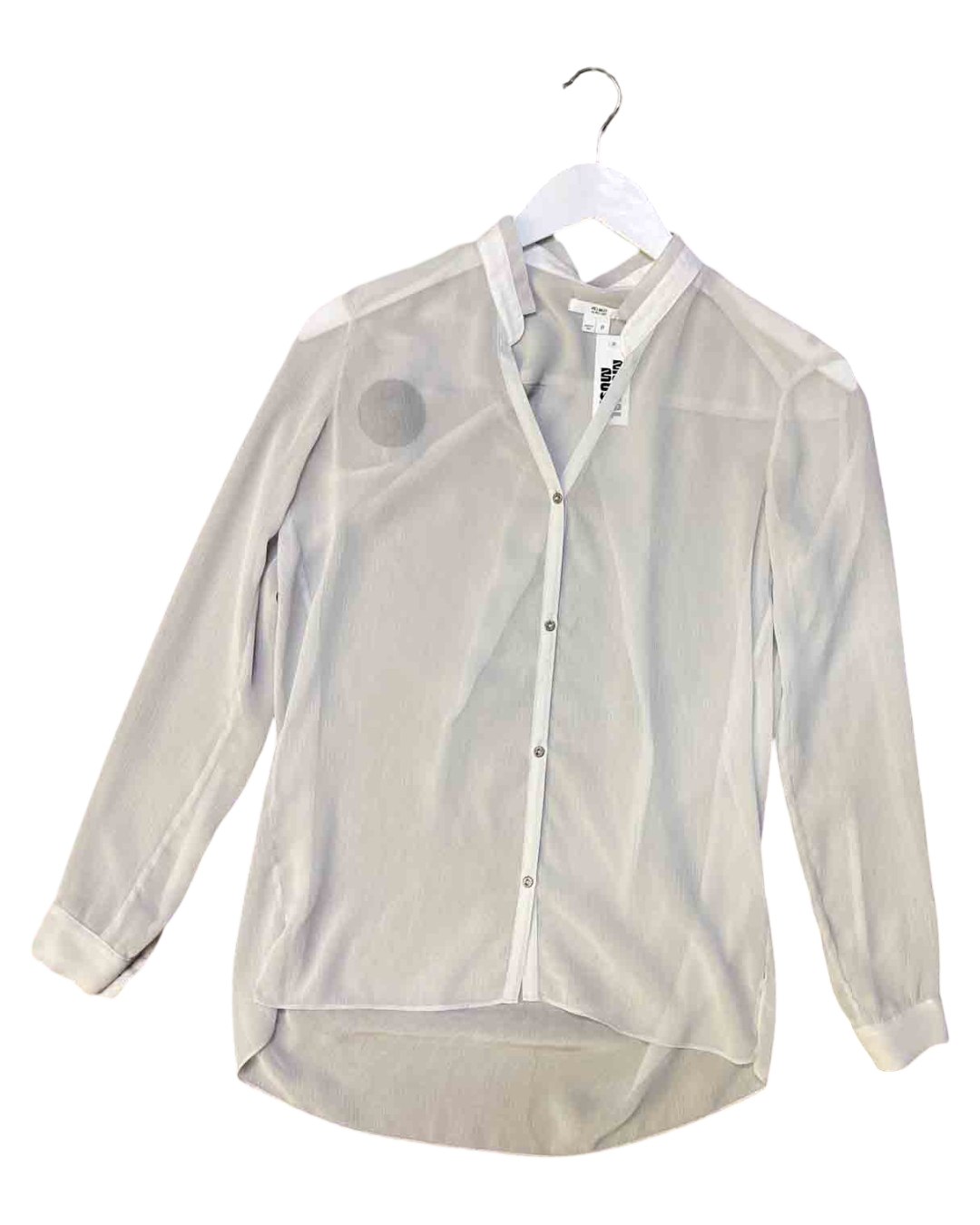 Size XS | Helmut Lang Sheer Silk Shirt