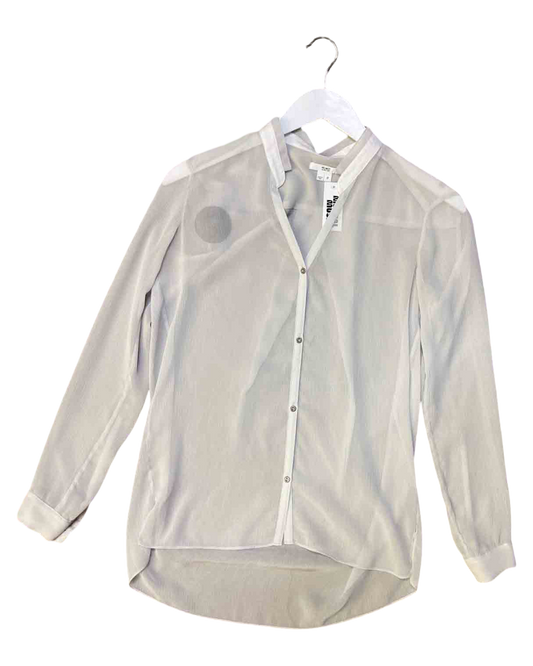 Size XS | Helmut Lang Sheer Silk Shirt