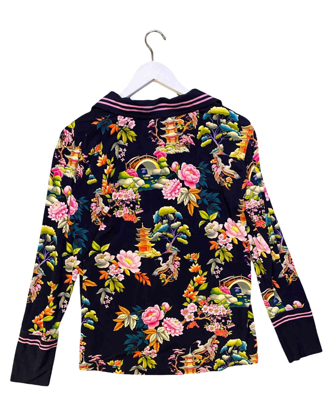 Size S | Johnny Was Floral Janie Henley Top