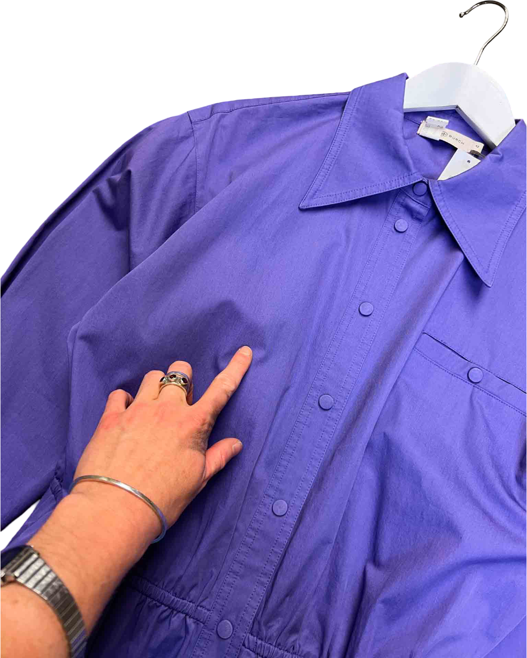 Size 12 | Tory Burch Purple Cotton Dress