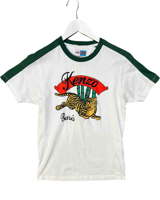 Size XS | Kenzo Paris Tiger Print Cotton T-shirt