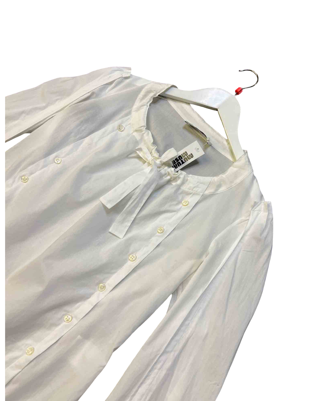 Size 40 (M) | Yves Saint Laurent White Cotton Button Shirt