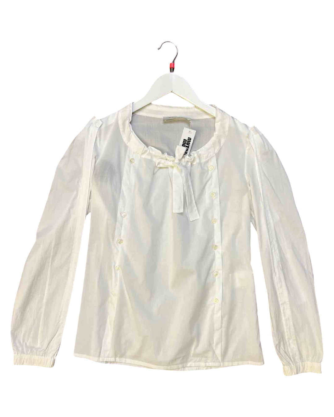 Size 40 (M) | Yves Saint Laurent White Cotton Button Shirt