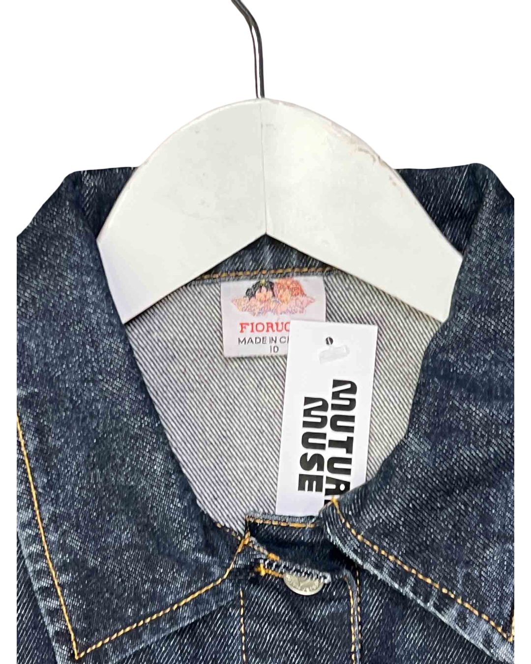 Size 10 | Fiorucci Dark Wash Denim Jacket