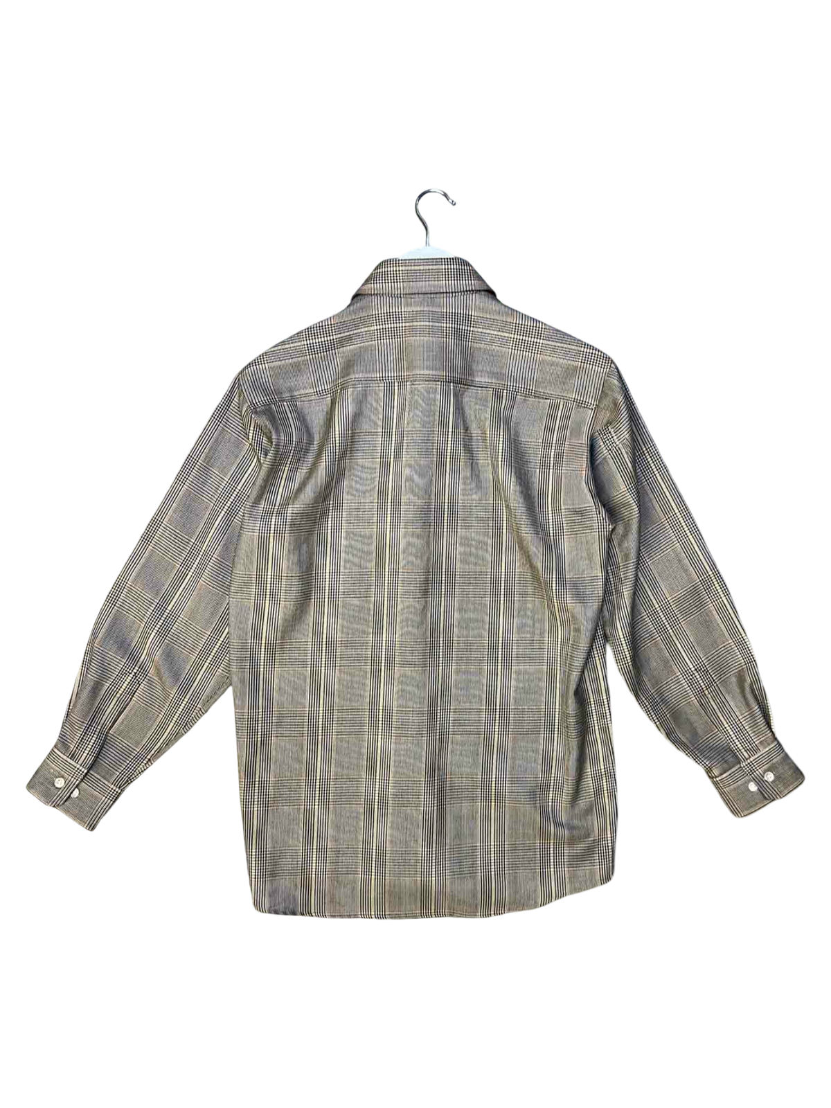 Size M | Rock Brown Houndstooth Wool Shirt