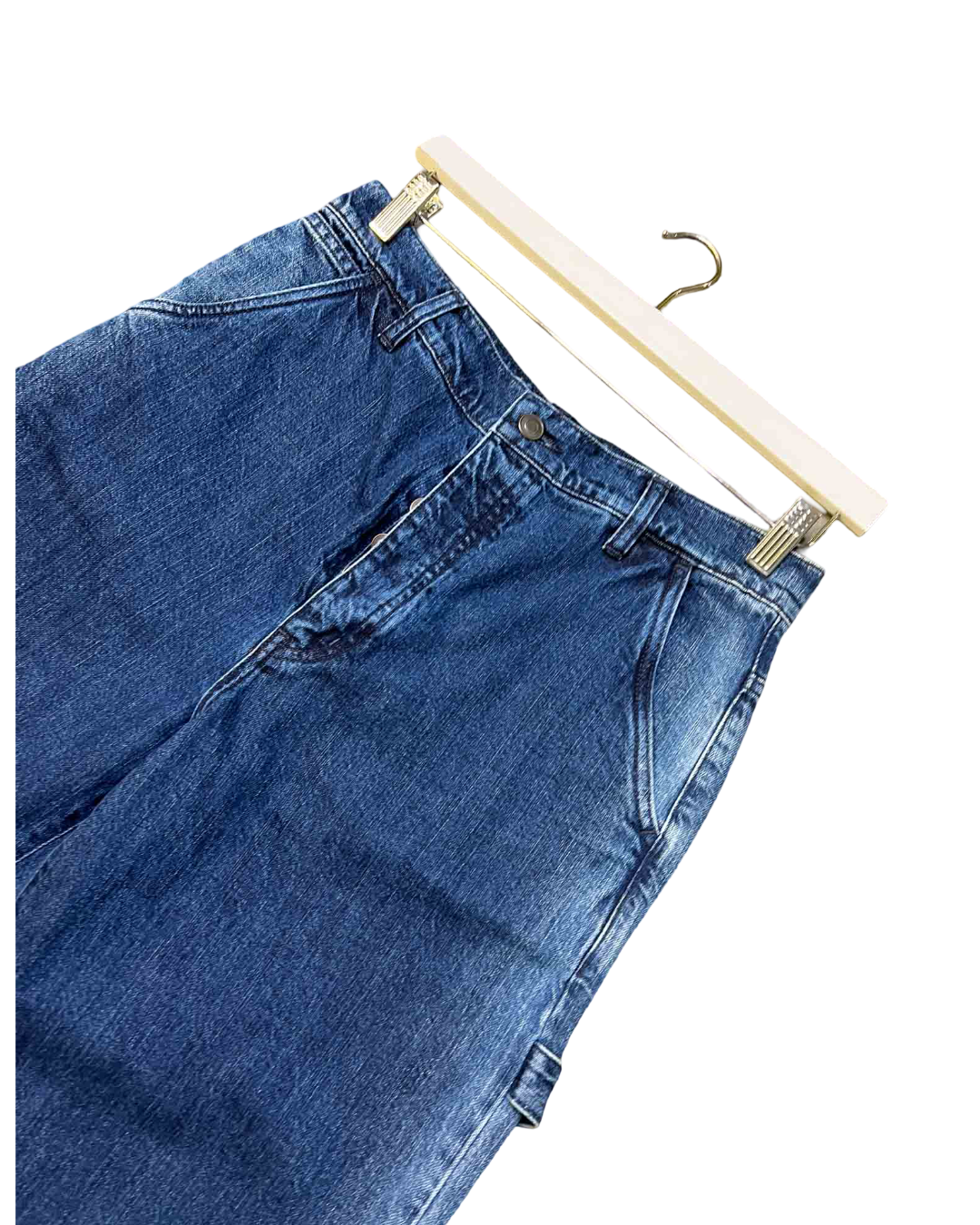 Size 27 | Bassike Midwash Organic Cotton Carpenter Jeans