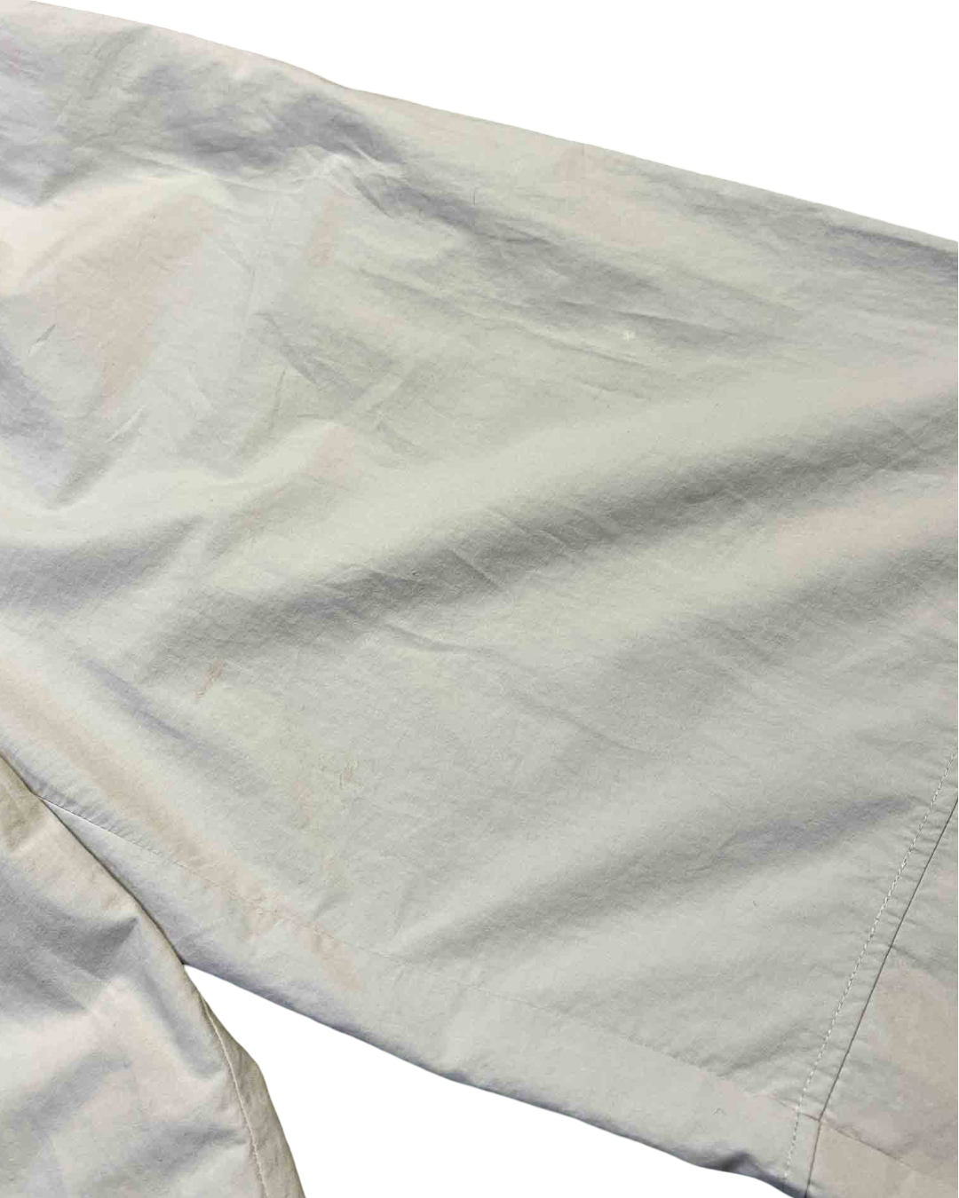 Size 12 (L) | Henne Beige Cotton Wide Leg Pants