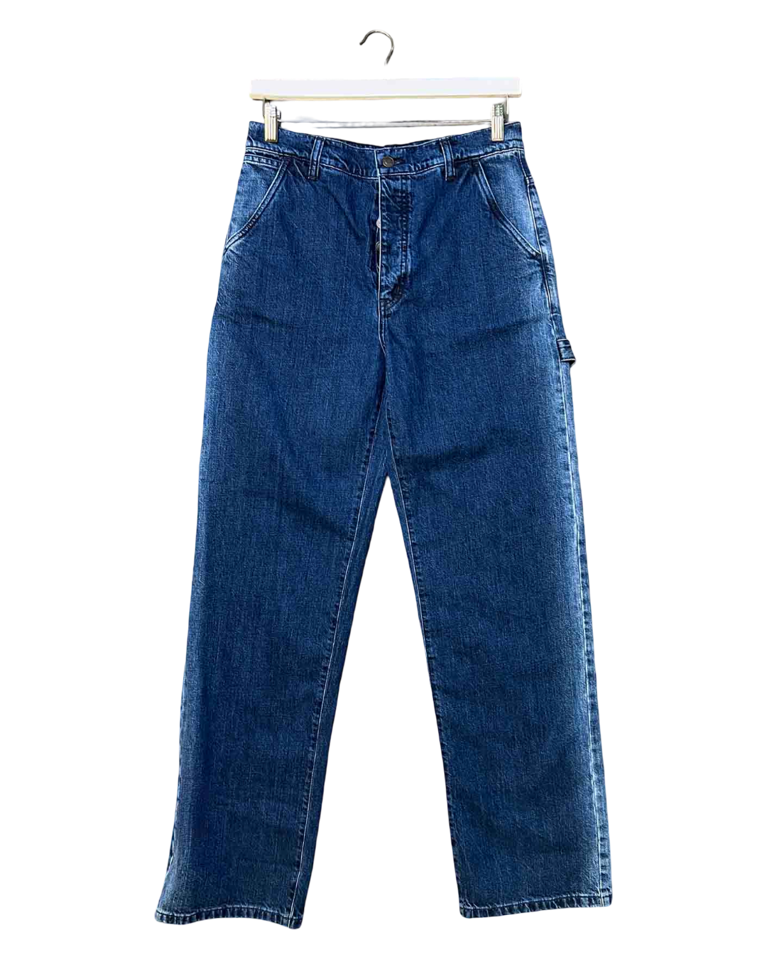 Size 27 | Bassike Midwash Organic Cotton Carpenter Jeans