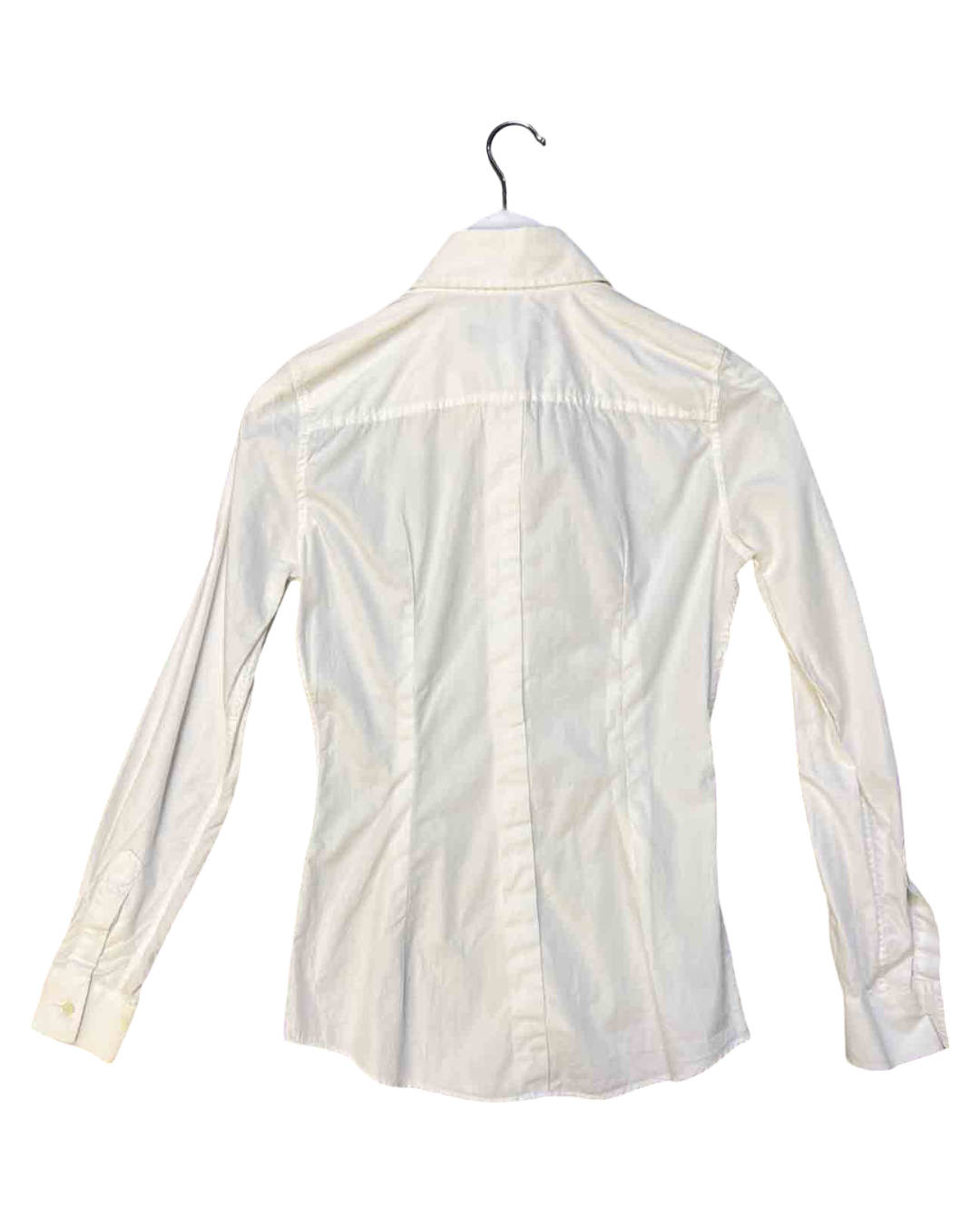 Size 40 (S) | Dolce & Gabbana White Cotton Tailored Shirt