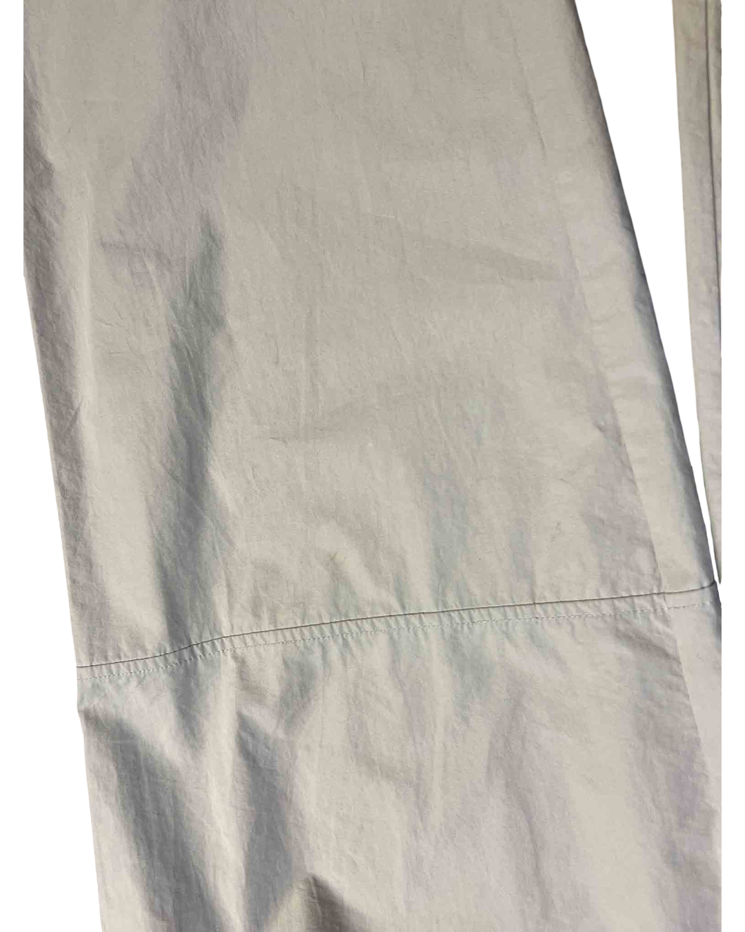 Size 12 (L) | Henne Beige Cotton Wide Leg Pants