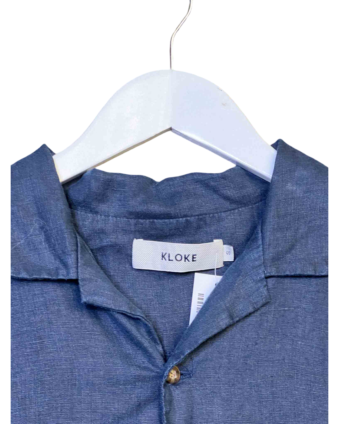 Size S | Kloke Navy Linen Shirt