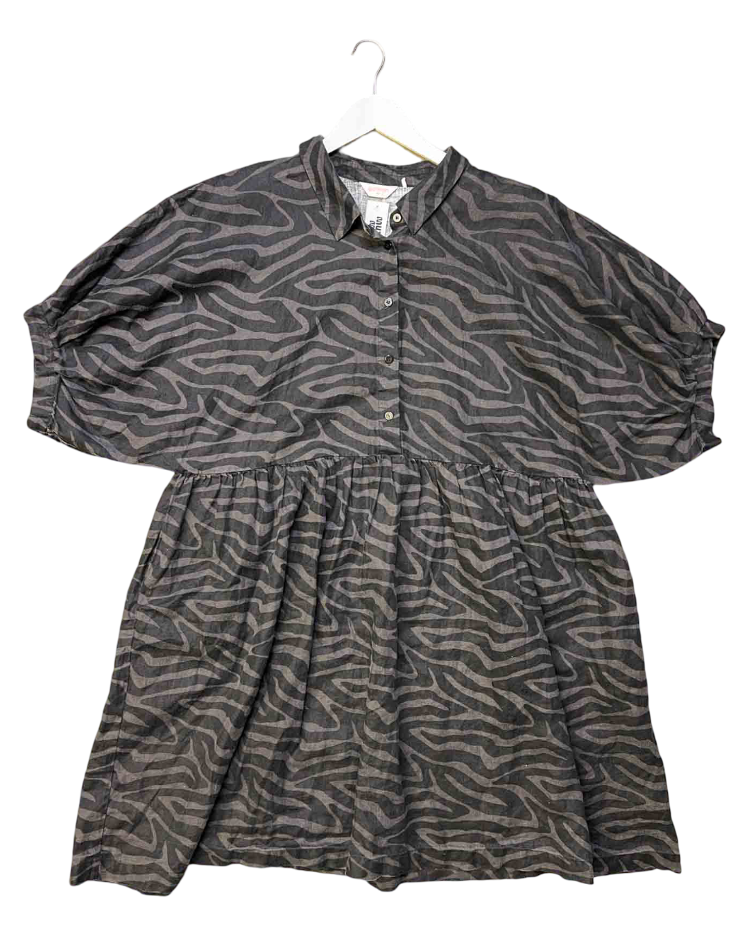 Size 20 (4XL) | Gorman Zebra Linen Mini Dress