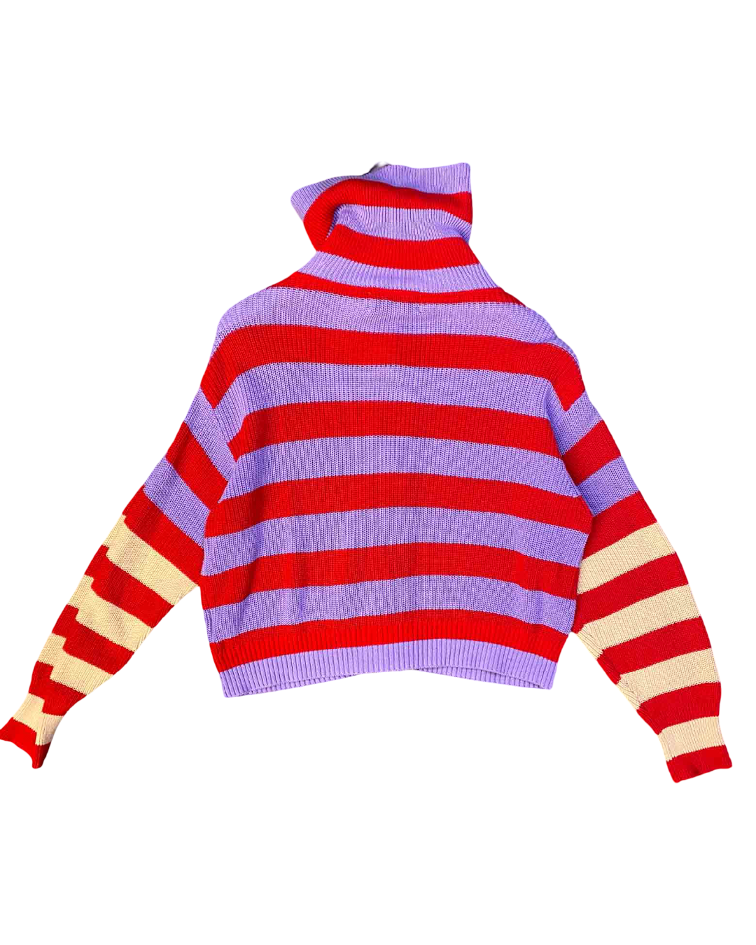 Size XXL | Nancy Bird Purple and Red Striped Jumper
