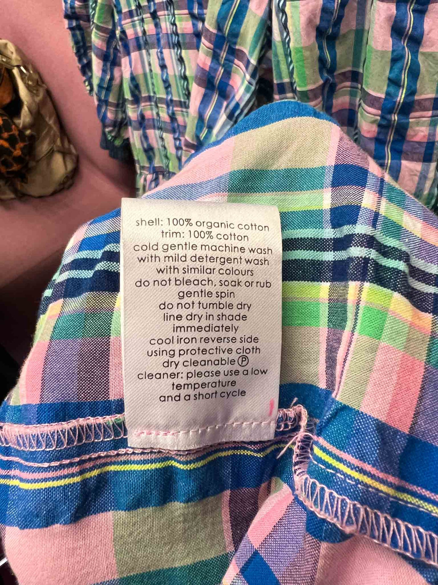 Size 16 (3XL) | Gorman Plaid Play Smock Check Dress