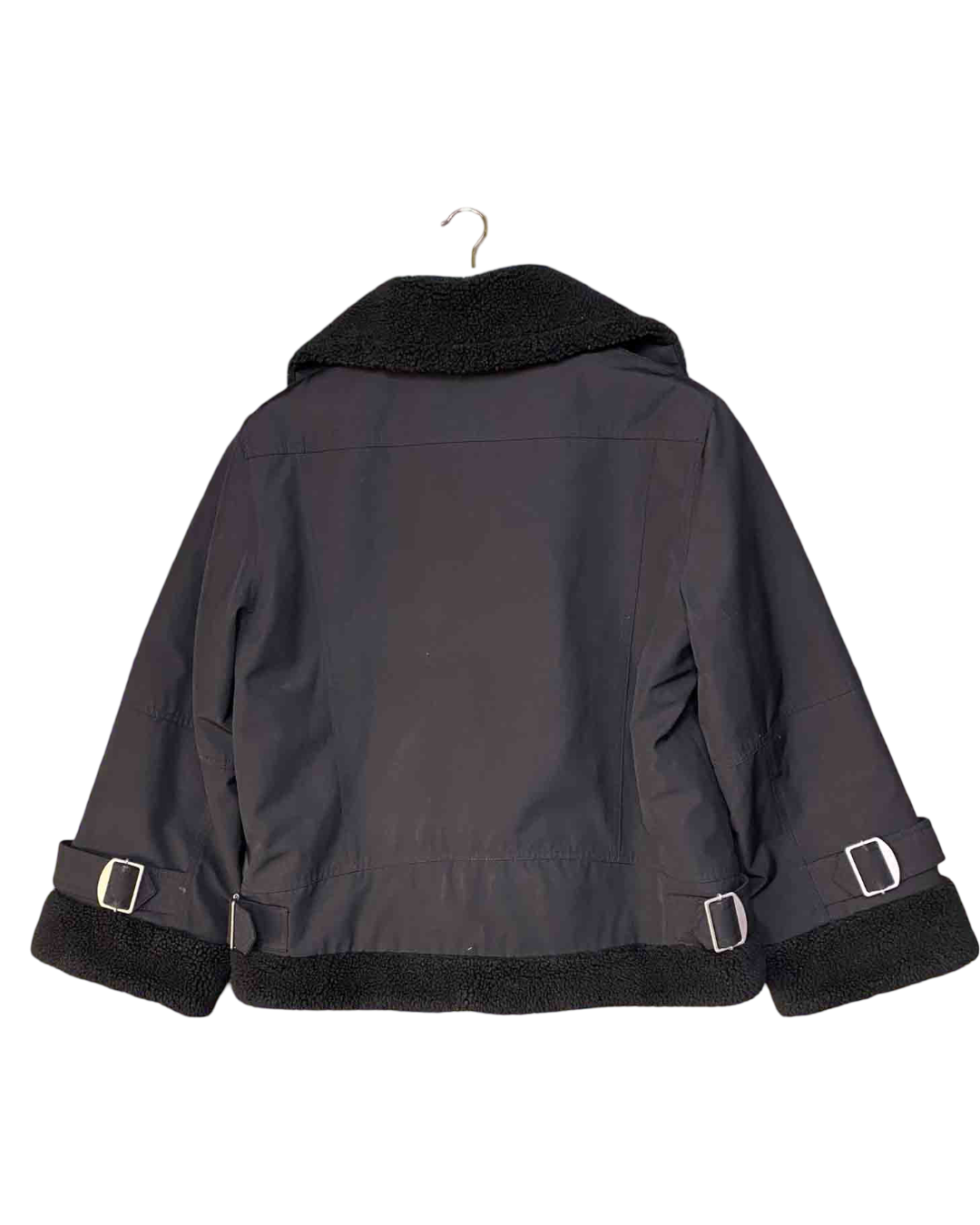 Size M | & Other Stories Black Relaxed Aviator Jacket