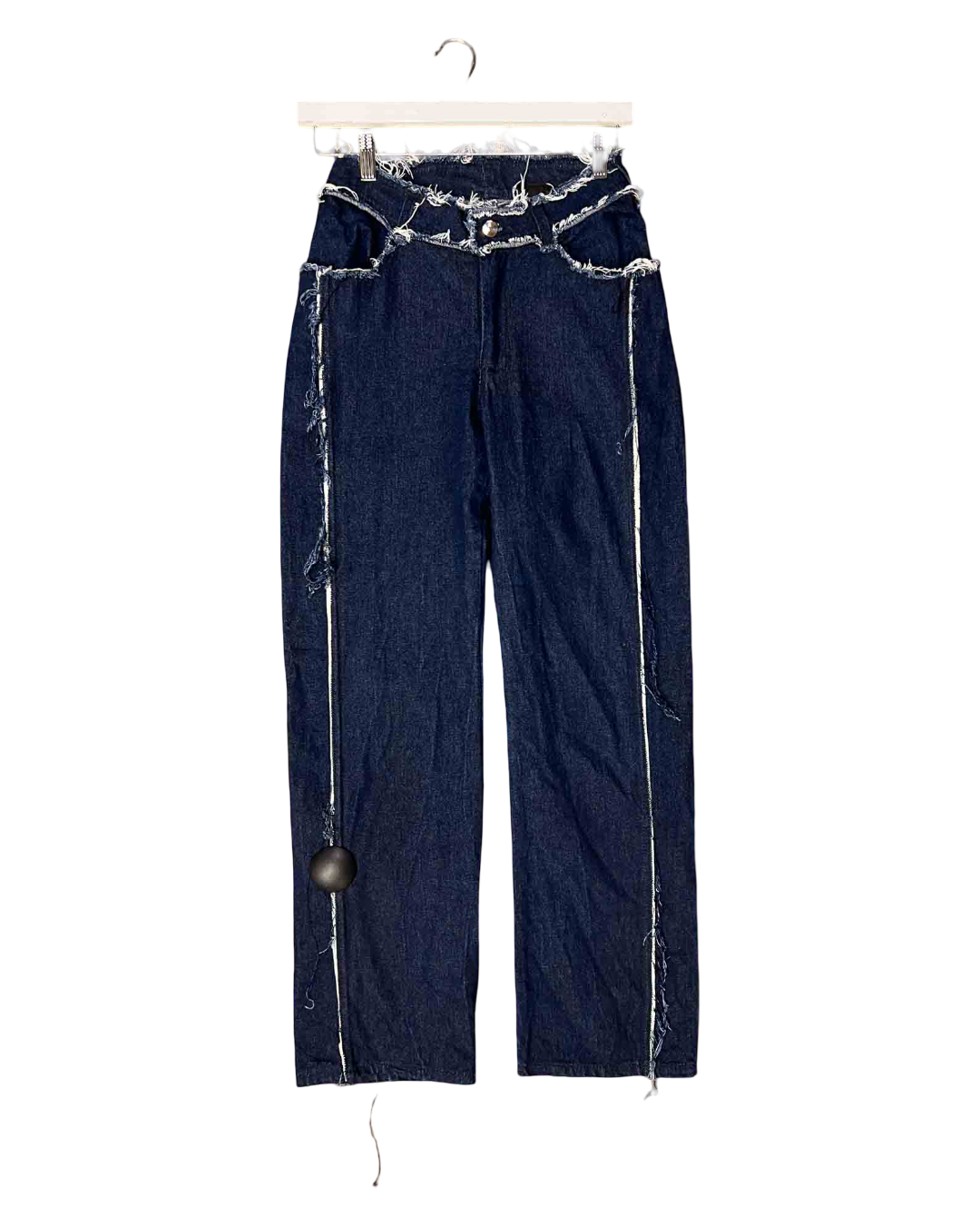 Size S | Kahe Indigo Distressed Jeans