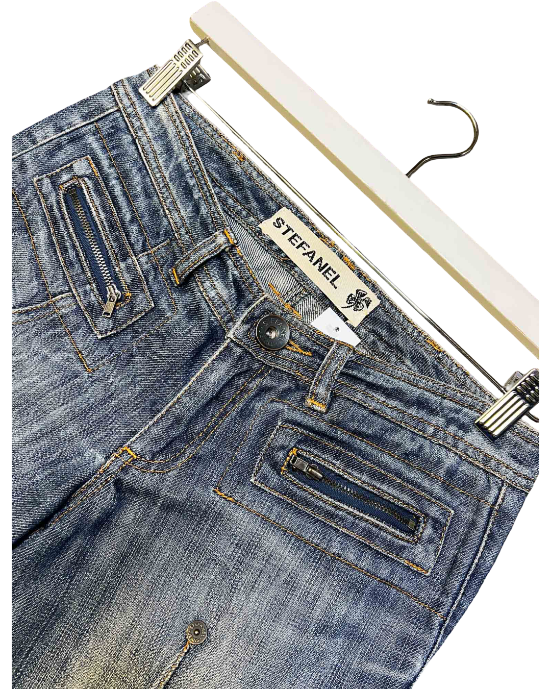 Size 2 (6) | Stefanel Zippy Denim Capris