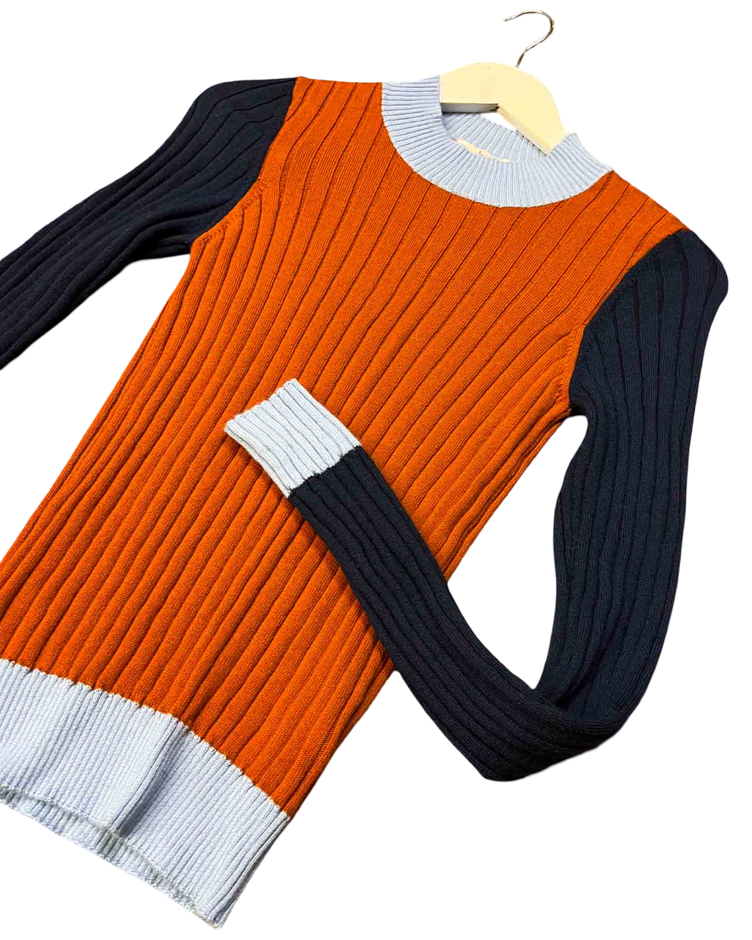 Size 10 (M) | Bul Ribbed Merino Wool Long-Sleeve Top