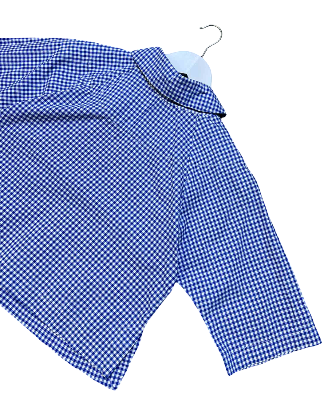 Size S | HB Archive Blue/White Gingham Cotton Top