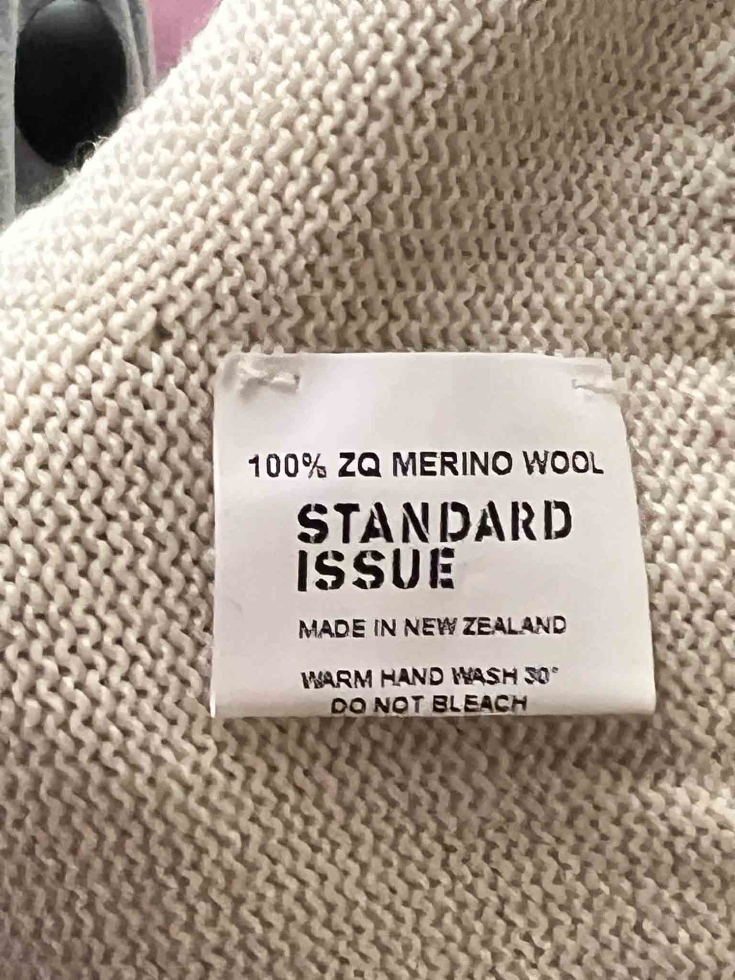 Size S | Standard Issue Merino Cable Alabaster Cardigan NWT