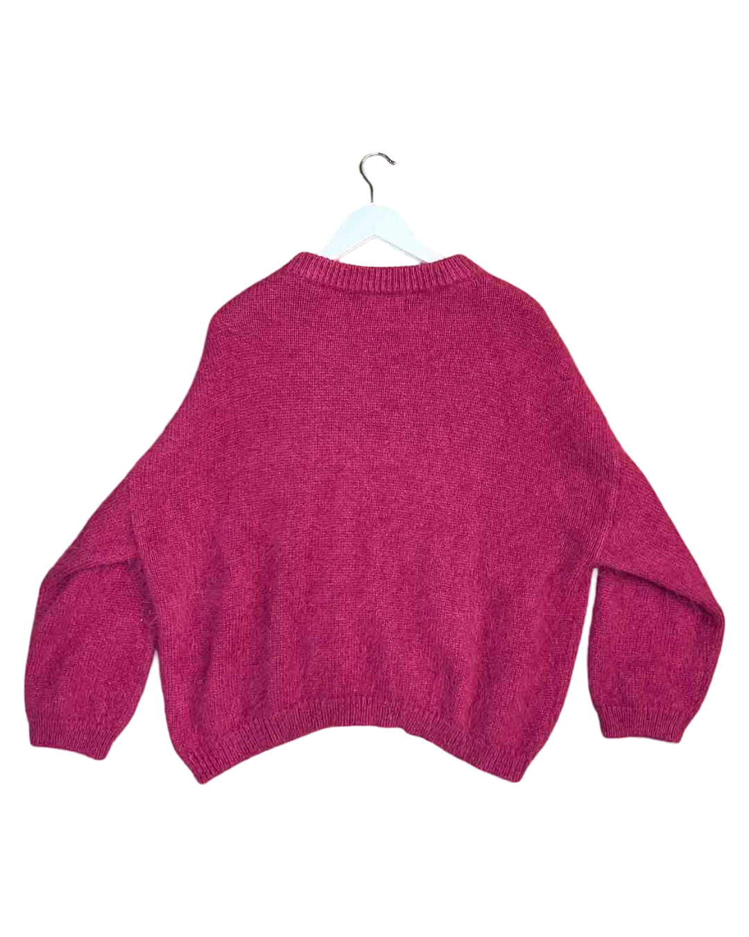 Size M/L | Olga de Polga Plumb Montreal Angora Knit Jumper