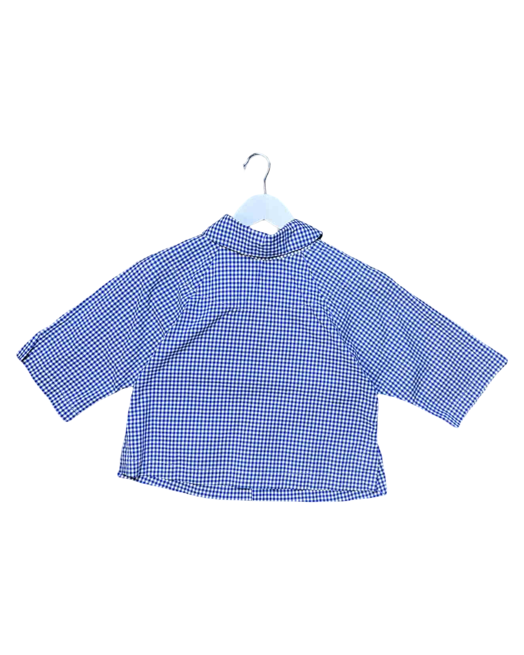 Size S | HB Archive Blue/White Gingham Cotton Top