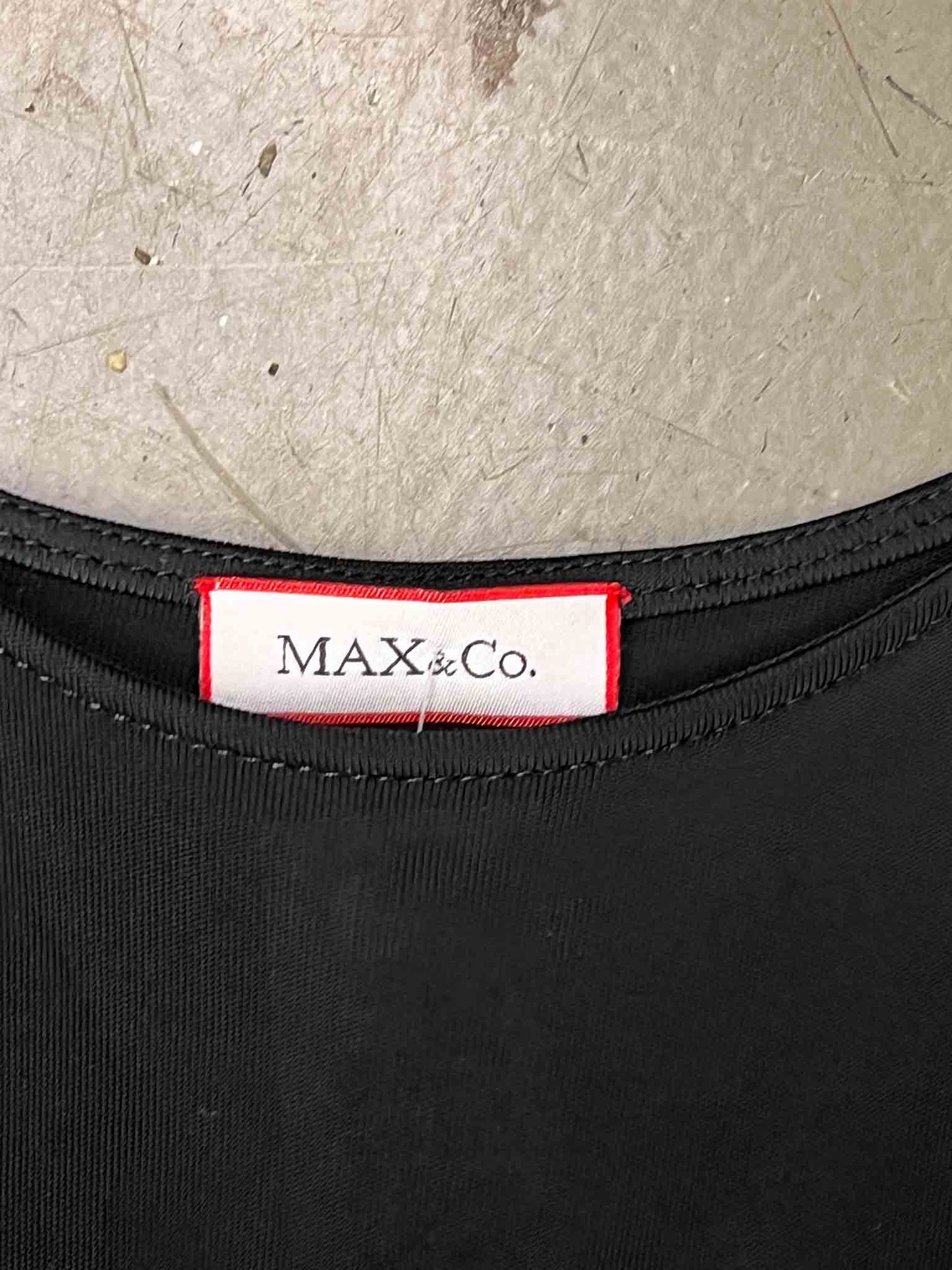Size M | Max & Co Black Stretch Midi Dress