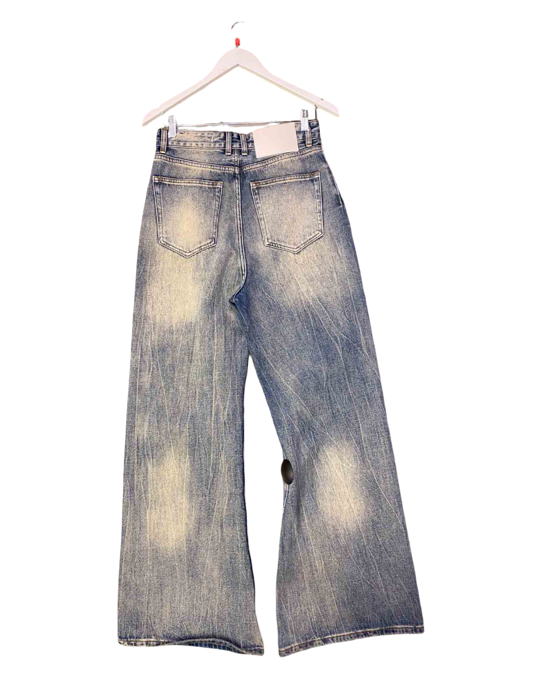 Size 26 | Maison Margiela Distressed Blue Flared Jeans