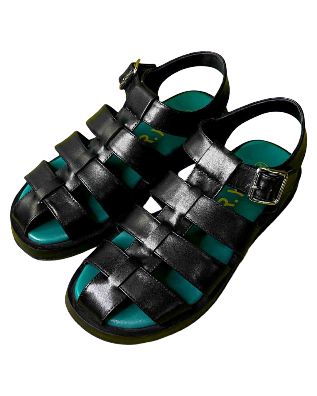 Size 36 | Radical Yes Black Leather Fisherman Sandal