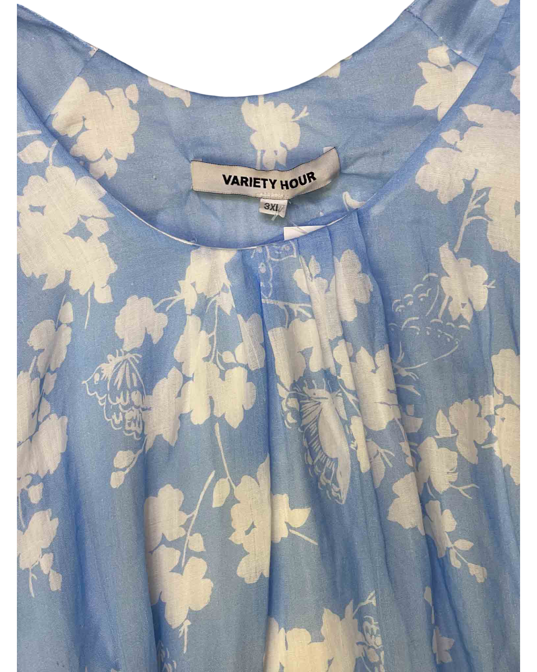 Size 3XL | Variety Hour Floral Linen Blend Dress