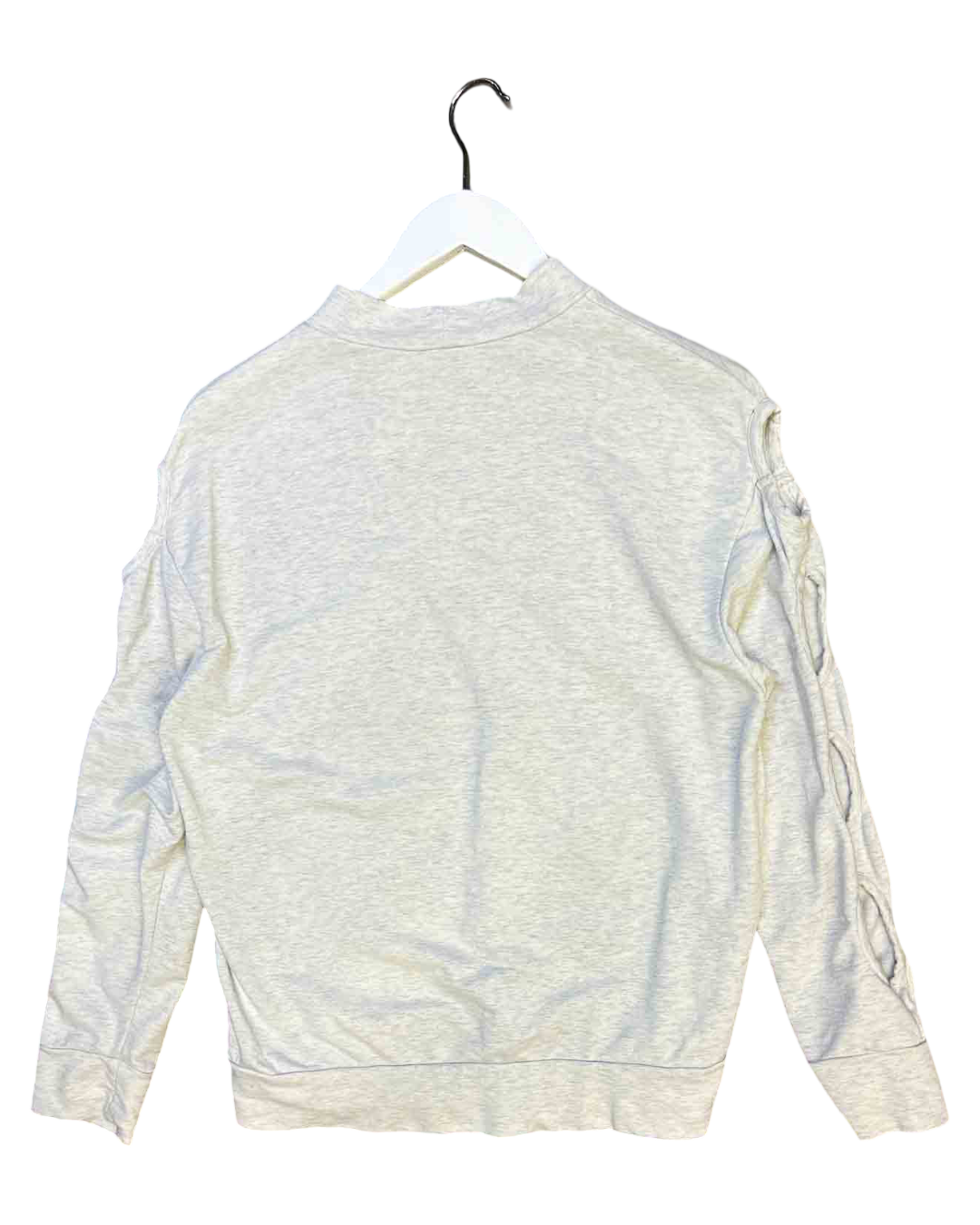 Size M | Verner Grey Cut-Out Sweater Top