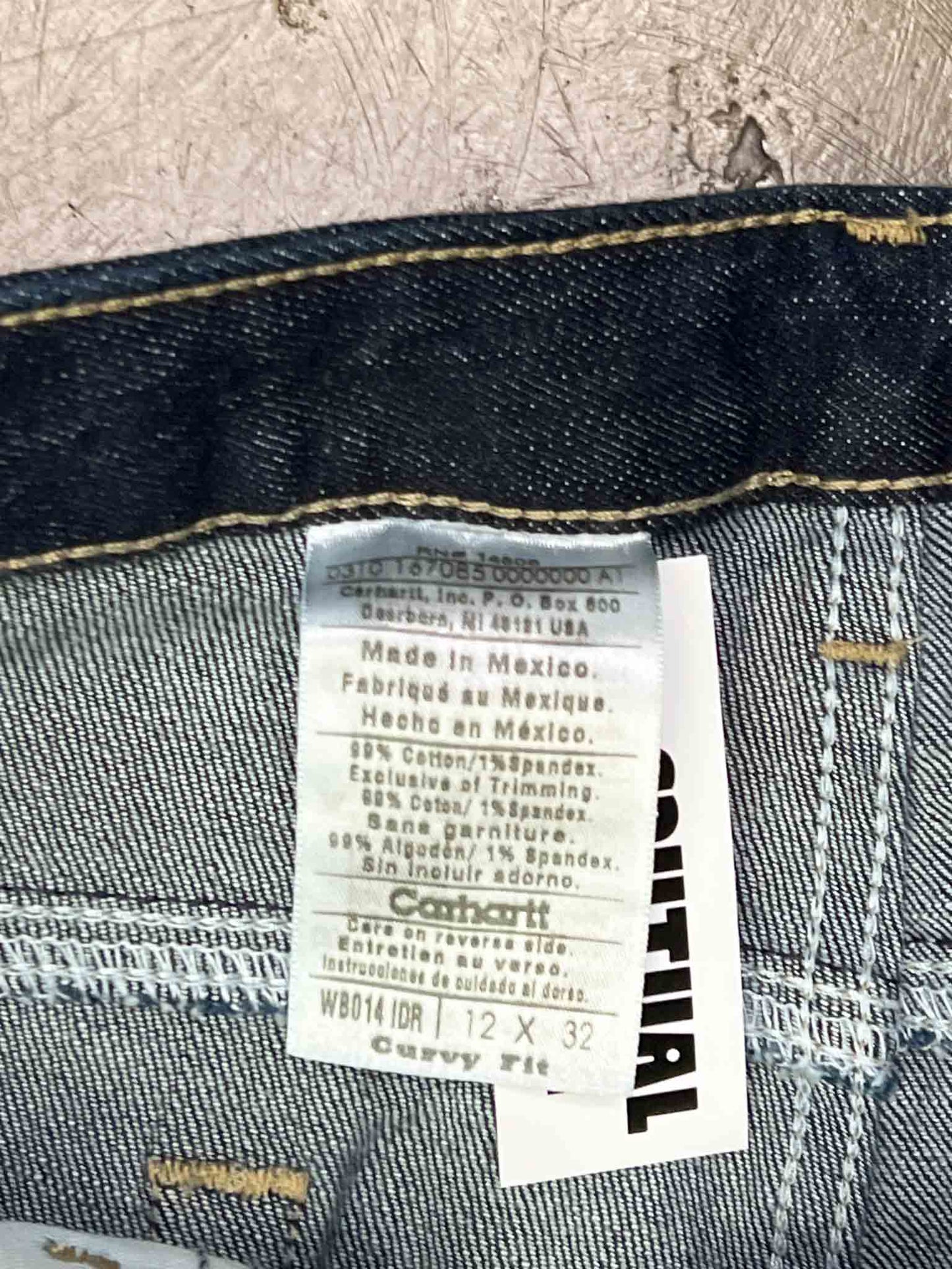 Size 12 (30) | Carhartt Indigo Curvy Fit Boot Cut Jeans NWT