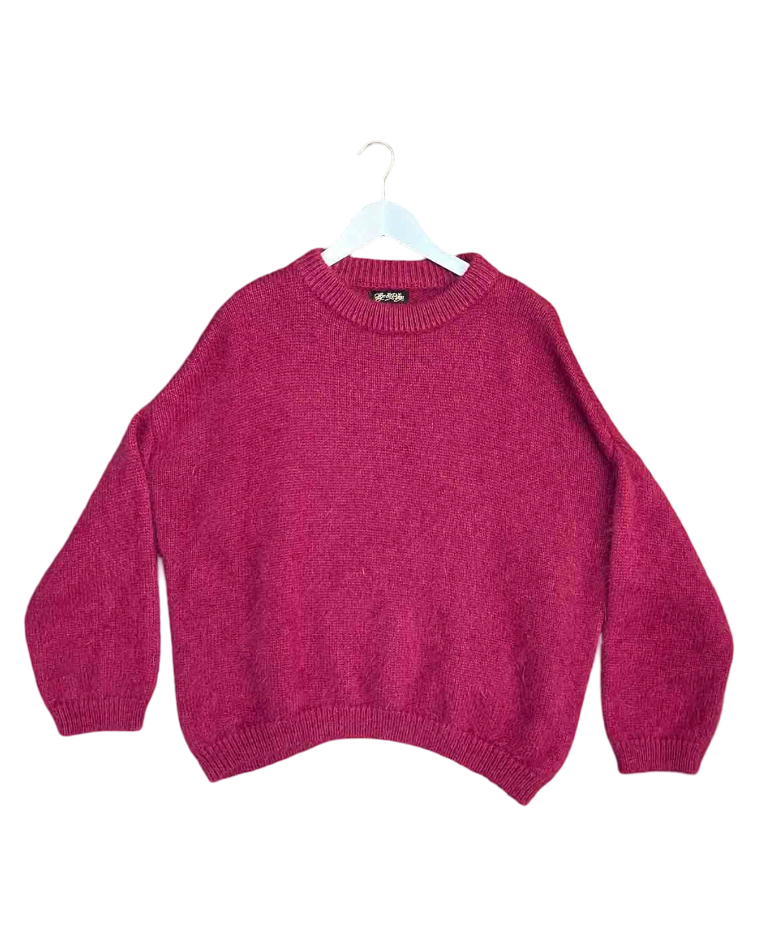 Size M/L | Olga de Polga Plumb Montreal Angora Knit Jumper