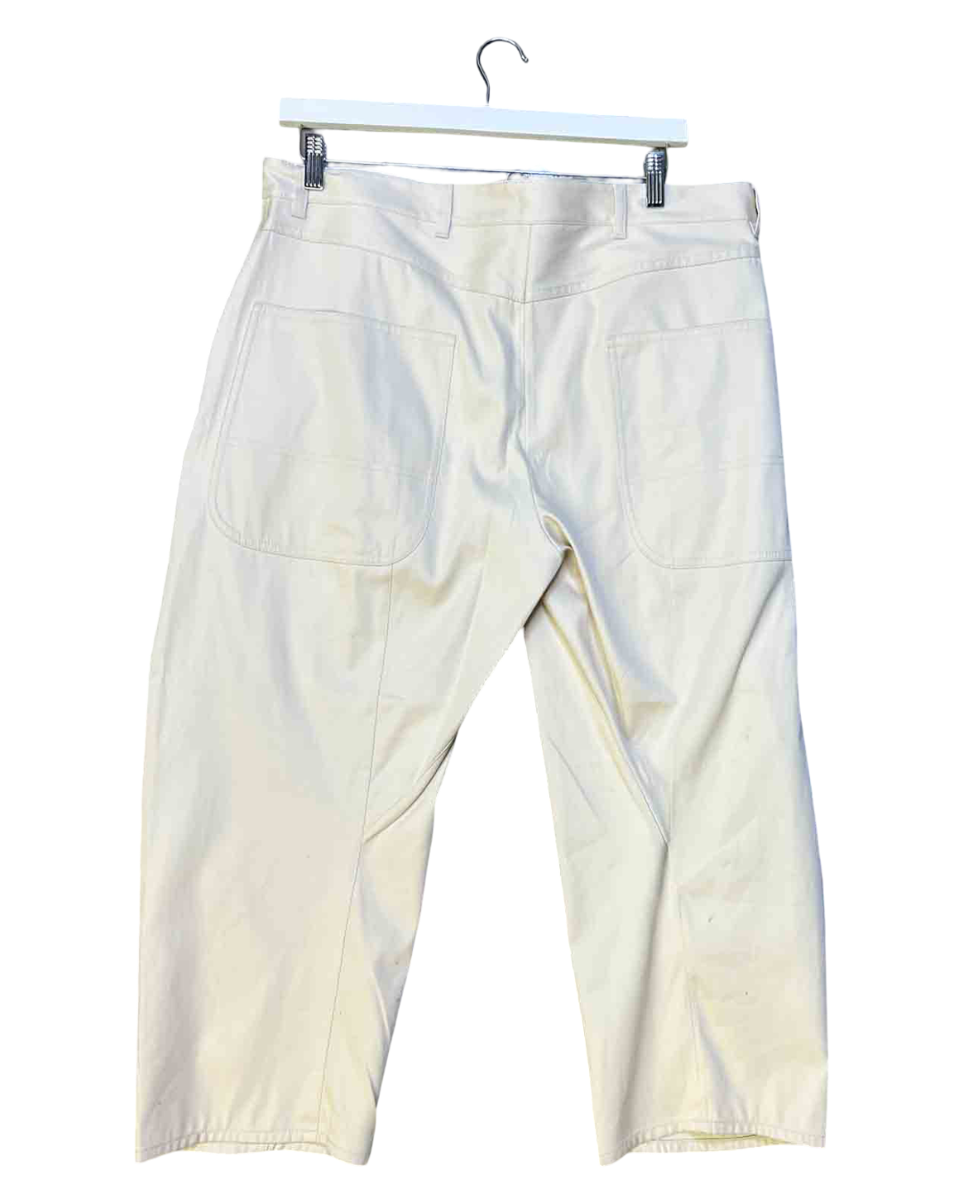 Size 44 (XXL) | COS Cream Cotton Barrel Pants NWT
